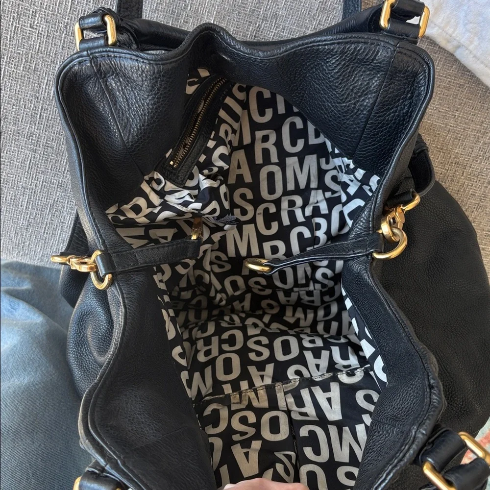 Marc by Marc Jacobs Classic Q Francesca Bag Black Leather - Picture 5 of 8
